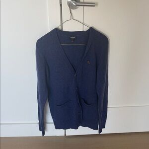 Women's Blue Cardigan Sweater